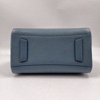 Sac fourre-tout en cuir véritable de style classique de luxe d'occasion, élégant et tendance