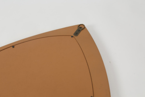 Hiện đại hình tam giác bằng gỗ tường gương với hạt gỗ tự nhiên, Giọt Nước Mắt thiết kế cho trang trí nội thất - Product Image 4