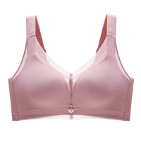 Soutien-gorge en dentelle élégant pour femme, grande taille, sans armatures, push-up, sexy, confortable, bretelles larges, extensible, fin, vente en gros