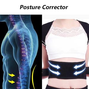 Corsé ajustable para adultos para hombres, Corrector de postura de espalda, terapia de hombro, soporte <span class=keywords><strong>Lumbar</strong></span>, cinturón de soporte de columna, corrección de postura - Product Image 5