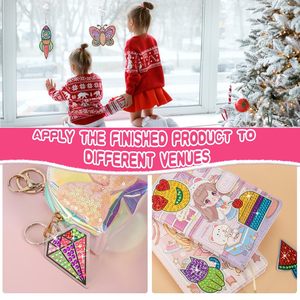 Gem Arts and Crafts for Girls and Boys, Gem Art Kids Diamond Painting Kit, regali di compleanno fai da te artigianato per bambini - Product Image 3