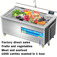 Enjuagador de Verduras de Acero Inoxidable de Fábrica, Accionado por Motor, Resistente a la Corrosión, Fácil de Limpiar