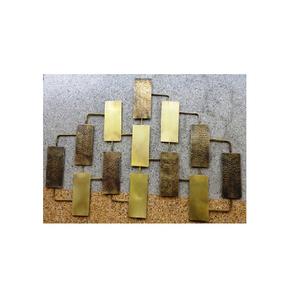 Art mural unique pour la maison, l'hôtel, le salon, la chambre à coucher, style royal moderne, forme rectangulaire, art mural en métal multicolore, cadeaux, artisanat - Product Image 1