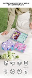 Tarro de comida <span class=keywords><strong>barato</strong></span> al por mayor de China, fiambrera para niños de 29oz, fiambrera portátil reutilizable de doble botón para estudiantes - Product Image 5
