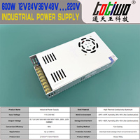 Alimentation industrielle à découpage SMPS 600W 115V/230V CA vers CC 12V50A/15V40A/18V33A/20V30A/24V25A/27V22A/30V20A Transformateur CC