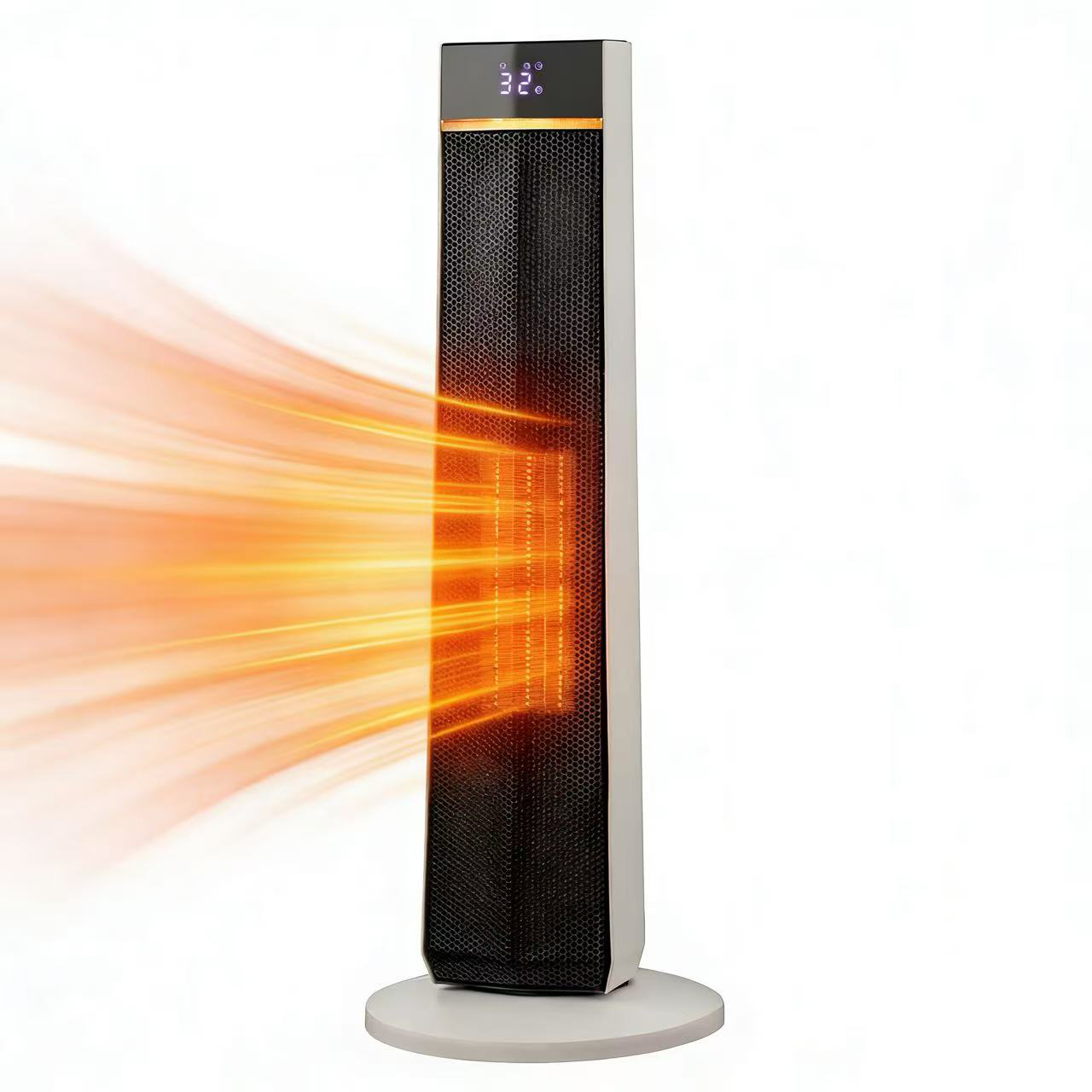 Portable PTC Fan Heater 2000W Space Heater Mini Ceramic Heater With Overheat Protection For Office Home Use CE Certified