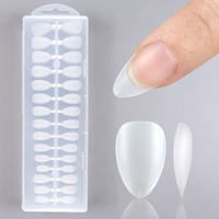 240 pièces doux Gel ongles Art pointe ongles Salons fournisseur couverture complète cercueil français pré-formé sans couture pas de fichier givré ongles conseils