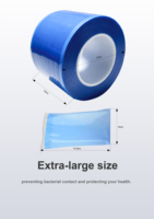 Medical Grade Adhesive Polyurethane Film Blue Dental Barrier Film Roll
