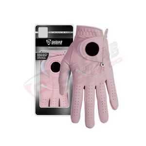 Vente en gros-Gants de golf en cuir Cabretta respirant colorés personnalisés - Product Image 3