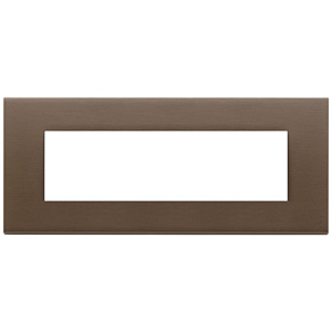 Placca da parete in bronzo scuro spazzolato, lunghezza 21,7 cm, larghezza 9,3 cm, altezza 1,6 cm - Product Image 1