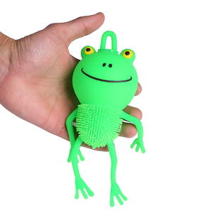 Kehui Puffer Ball Toy Tiktok vendita calda Squeeze Ball Plastic Light Up Fidget Toy Little Cartoon Frog for Kids - Product Image 2
