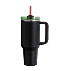 Stainless Steel Tumbler 40oz <b>Insulated</b> <b>Mug</b> With Straw And Handle For Travel - Product Image 3