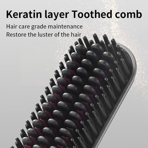 Nouveau Peigne Chauffant Portable à Ions Négatifs 2026, Rechargeable et Sans Fil, Mini Lisseur Électrique, <span class=keywords><strong>Brosse</strong></span> <span class=keywords><strong>Lissante</strong></span> pour Cheveux - Product Image 2
