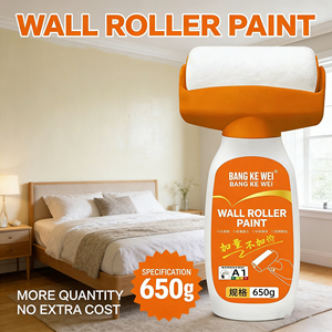 Bunkerway Craftsman Acrylic Wall Repair Paint <b>Large</b> <b>Roller</b> Liquid Coating White Self-Brushing Renovation Stain-Removing - Product Image 3