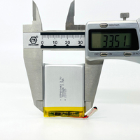 Batteries li-polymère OEM 3.7 v 500mah pour traqueur GPS fabricant de batterie lithium-ion batterie polymère Li Lipo 3.7 v