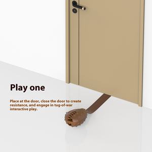 Balle de sagesse pour nettoyage dentaire TPR écologique Jouet à mâcher pour animaux de compagnie Résistant aux morsures de grains de café Simulation de corde de meulage - Product Image 4