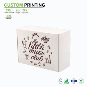 Boîtes rigides écologiques personnalisées pour l'emballage de vêtements avec gaufrage, impression de chaussettes et de logo - Boîtes d'expédition personnalisées roses - Product Image 1