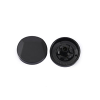Kancing Resin Bulat Berbentuk Bevel Empat Bagian, Kancing Tak Terlihat untuk Jaket, Gaya Sederhana, Grosir Pakaian