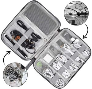 Travel Electronics Accessory Gadget Organizer <strong>Bag</strong> Digital Storage <strong>Cable</strong> <strong>Bag</strong> for Camera Gear &amp; Accessories - Product Image 3