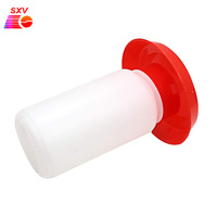 Abreuvoir pour animaux de ferme mangeoire et abreuvoir pour poulet 1L Pigeon oiseau caille poussin tasse à eau bol abreuvoirs pour poulet en plastique