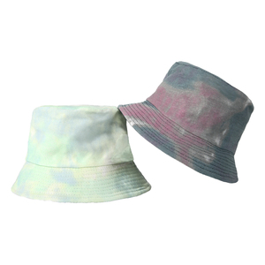 Venta al por mayor a granel personalizado impreso sombrero de cubo plegable al aire libre suave Tie Dye Cap viaje playa gorras de pesca - Product Image 5