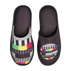 Chaussons colorés pour femmes et hommes, designs amusants avec semelle en caoutchouc antidérapante, mousse à mémoire de forme, chaussons joyeux - Product Image 5