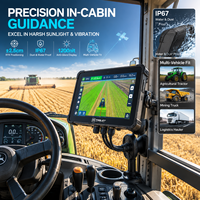 Tablette PC Android 13 robuste de 10 pouces, 1200 nits, IP67, ordinateur embarqué 4G LTE GNSS pour l'agriculture de précision, tracteurs et fermes