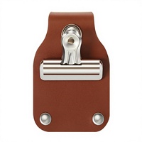 Clip de fixation pour numéro d'exposition équine en cuir PU, porte-numéro de ceinture, cadeau pour l'équitation