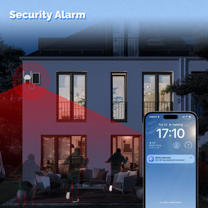 Kamera CCTV pintar tahan air, kamera keamanan seluler surya 4G Vsim, Panel surya IP65, luar ruangan 7800mAh + 7W - Product Image 2