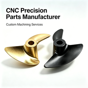 CNC Custom Brass Stainless Steel 304 High-Strength Corrosion-Resistant Polished Surface Marine Propeller <b>Wire</b> EDM Drilling - Product Image 1