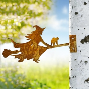 Ornements de jardin féerique horticole, figurines de chevres, décorations de Noël, piques de jardin, figurines de licorne, libellule, fille, Edge Spoonbill, séparateurs de jardin - Product Image 3