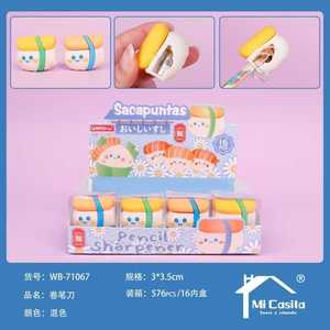 HikidashiQ Pencil Sharpener WB-71067 Manual Mechanical Plastic Standard Size School Office Supply - Product Image 3