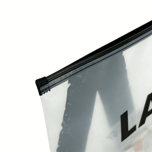 Sacs en plastique transparents givrés avec fermeture éclair, imprimés avec un logo personnalisé, recyclables, pour vêtements, t-shirts, <span class=keywords><strong>sous</strong></span>-vêtements, vêtements, sacs à fermeture éclair CPE - Product Image 4