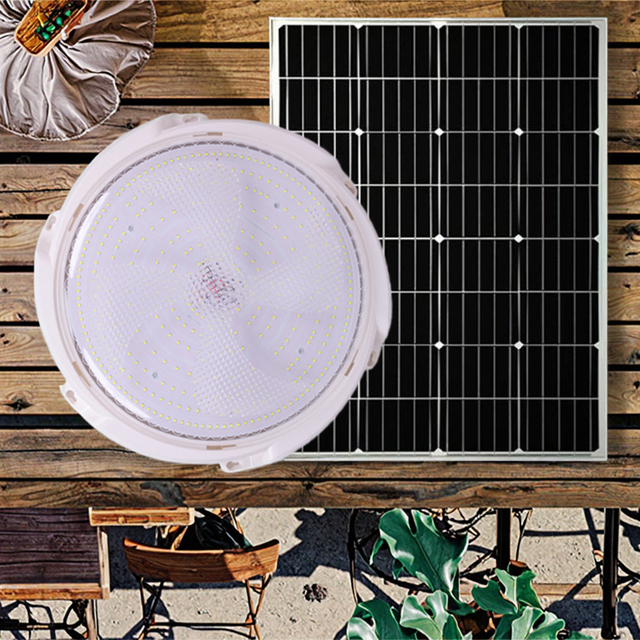 Factory Supply Outdoor Energy Efficient Home Lighting Overhead Solar Panel Light Made of Monocrystalline Silicon