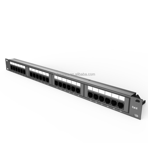 แผงแพทช์ CAT 6 ขนาด 19 นิ้ว 1U แบบ 24 พอร์ต สำหรับติดตั้งบนแร็ค UTP RJ45 - Product Image 6