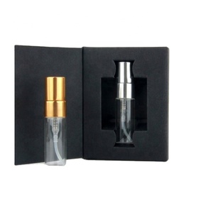 Mini flacons pulvérisateurs vides en verre transparent de 3 ml, 5 ml, 10 ml pour échantillons de parfum de poche avec emballage en boîte en papier - Product Image 2