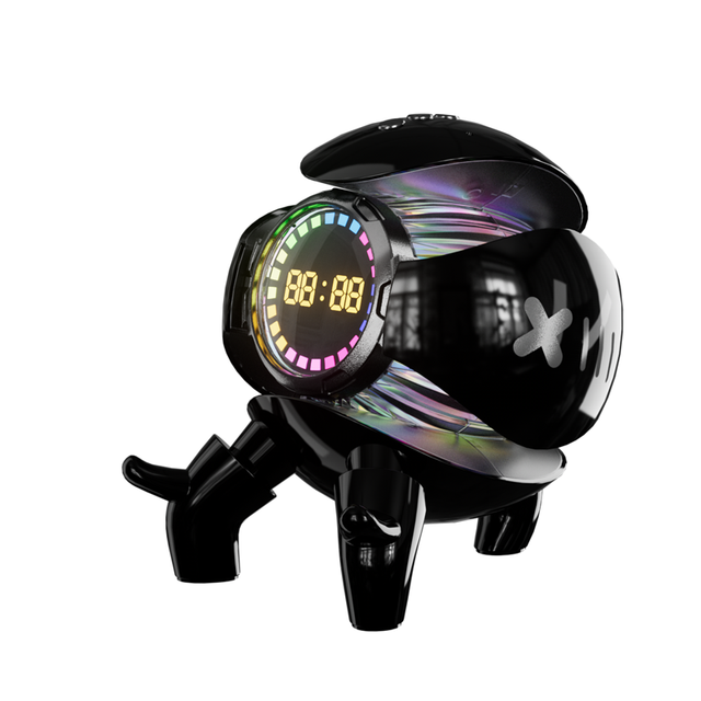 Factory Directly Supply Portable Fashion Mecha Monster Speaker M10 BT Audio With TWS Interconnect FM Radio TF Card