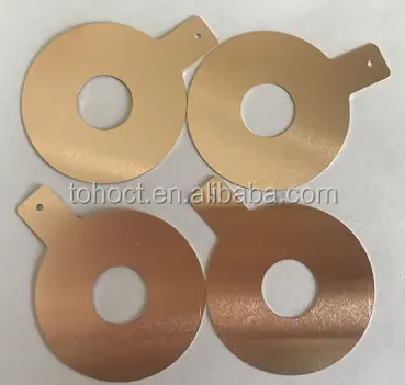 50*17*0.25 piezo ceramic piezoelectric transducer copper washer electrode plate slice