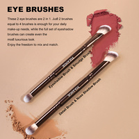 Maange Wholesale - Ensemble de 9 pinceaux de maquillage professionnels pour fond de teint, blush, contouring, anticernes et fard à paupières