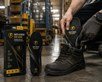 Semelles antistatiques ESD pour chaussures de travail, semelles de sécurité contre les décharges électrostatiques pour les travailleurs d'usine