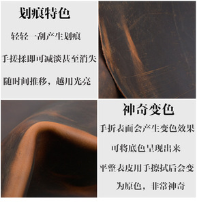 Vintage çılgın at deri bel çantası ilk katman dana bel çantası hakiki deri çok fonksiyonlu 7 inç telefon asılı çanta - Product Image 6