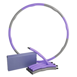 Hula Hoops ponderados <span class=keywords><strong>Fitness</strong></span> 1,2 kg <span class=keywords><strong>Fitness</strong></span> <span class=keywords><strong>Hulahoop</strong></span> para pérdida de peso Body Building Ejercicio Hula Hoops para adultos Licras De Mujer G - Product Image 4