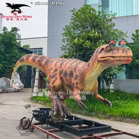 Dragon volant mécanique blindé, modèle animatronique sur mesure pour les parcs d'aventure