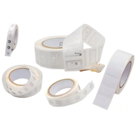 Étiquette autocollante NFC HF RFID 13,56 MHz en papier artistique anti-magnétique et anti-métal avec puce