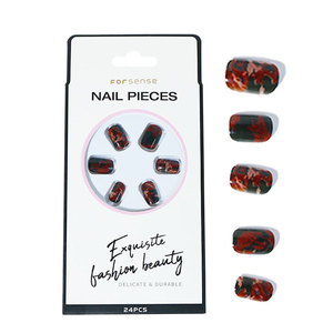 Venta al por mayor estilo chino <span class=keywords><strong>uñas</strong></span> <span class=keywords><strong>postizas</strong></span> estética pintada a mano Prensa en <span class=keywords><strong>uñas</strong></span> diseñador personalizado corto cuadrado <span class=keywords><strong>uñas</strong></span> <span class=keywords><strong>postizas</strong></span> personalizadas - Product Image 6