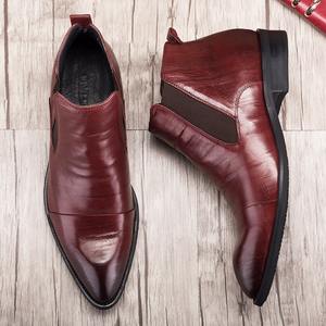 Zapatos de Vestir Formales de Negocios para Hombre, Hechos a Mano, de Alta Gama, con Punta en Pico, Personalizados, 2026 - Product Image 4