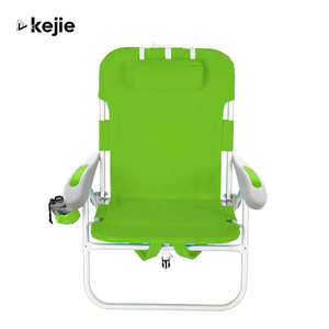 Kejie Portable Folding <b>Camping</b> Backpack Low-Logo Adjustable Beach Umbrella and Fabric <b>Moon</b> <b>Chair</b> for Outdoor Furniture Use - Product Image 1