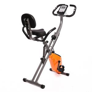 Vélo d'exercice <span class=keywords><strong>pliable</strong></span> à 8 niveaux de résistance en acier inoxydable cyclisme d'intérieur entraînement de fitness avec vélo de rotation de fréquence cardiaque - Product Image 1