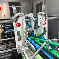 Machine automatique de pliage et de collage de boîtes, machine à coller les boîtes en carton, machine à plier les boîtes en carton