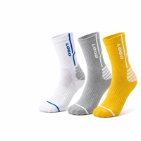 Chaussettes d'entraînement personnalisées avec logo, chaussettes de performance légères pour la course à pied, le fitness et un style de vie actif